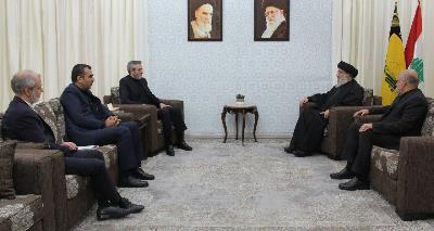 Sayyed Nasrallah Bagheri Kani discuss Gaza Lebanon fronts